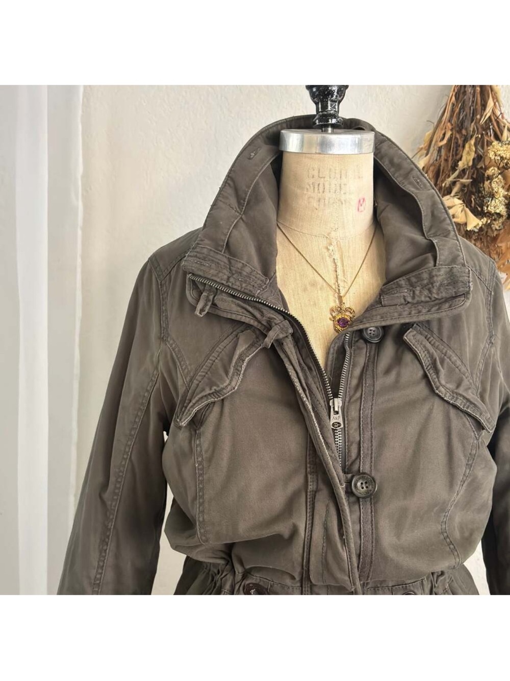 Abercrombie & Fitch × If Six Was Nine Y2K Abercrombie & Fitch Faux Fur Jacket Ho